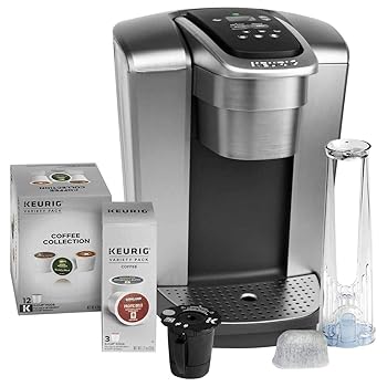 【中古】Keurig K-Elite Cシングル・労り・珈琲・製造会社、15個のK優勝杯・ポッド、K優勝杯・リユース・コーヒー・フィルター
