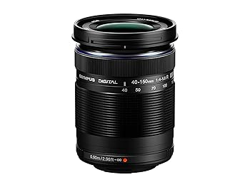 【中古】OLYMPUS 望遠ズームレンズ M.ZUIKO DIGITAL 40-150mm F4.0-5.6 R ブラック|Umibose店