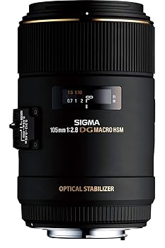 【中古】シグマ(Sigma) 水晶体 105粍 F2.8 EX DG os HSM MACRO Nikon ニコン Fマウント 単興味の中心 望遠 フルサイズ 一眼二眼レフ用