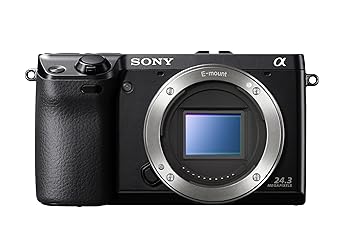 【中古】SONY 銀鏡受け答え一眼写真機 α NEX-7 上半身 黒いこと NEX-7