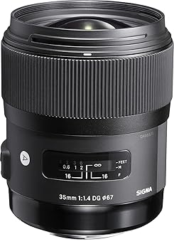 【中古】シグマ(Sigma) SIGMA シグマ Nikon Fマウント 水晶体 35粍 F1.4 DG HSM 単興味の中心 広角 フルサイズ Art 一眼二眼レフ 専用