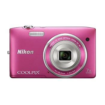【中古】Nikon デジタル写真機 COOLPIX S3500 光学7倍望遠レンズ 効果のある絵素数 2005万絵素 オランダ苺さくら色 S3500PK