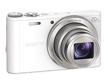 【中古】SONY デジタル写真機 Cyber-shot WX300 2110万絵素 光学20倍 白いこと DSC-WX300(W)
