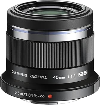 【中古】OLYMPUS 単焦点レンズ M.ZUIKO DIGITAL 45mm F1.8 ブラック|Umibose店