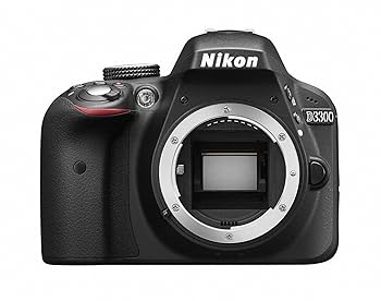 【中古】Nikon デジタル一眼二眼レフ写真機 D3300 上半身 黒いこと D3300BK