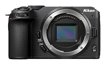 【中古】Nikon ニコン 鏡鑑受け答え一眼 Z30 上半身 Zマウント APS-C 映像 Vlog黒いこと