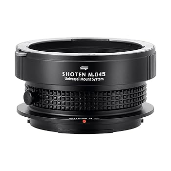 【中古】SHOTEN マウントアダプタ (マミヤ645マウント水晶体 → 富士フイルムGFX Gマウント取り替えっこ) UMSつづき物 M645-FG-U