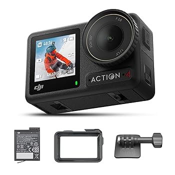 【中古】DJI 行動写真機 Osmo Action 4 判定基準ジャズバンド 4K/120fps相応う 雨合羽行動写真機 1/1.3in検出器積み上げる 有らぬ事の低照明動作 10-ビスマス