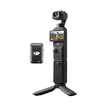 【中古】DJI vlog写真機 Osmo Pocket 3 クリエイターコンボ 1inCMOS 4K 120fps 映像相応う 3軸安定器 ジンバル 動き写真機 ディジカメ 顔