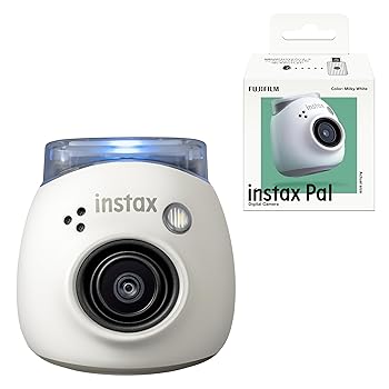 【中古】富士フイルム(FUJIFILM) 手のうち大きさ写真機 チェキ INSTAX Pal ミルキー白いこと 広角水晶体 マルチ初期化 INS PAL WHITE