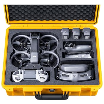 【中古】Lykus Titan AT200 防水ケース(イエロー) DJI Avata 2 コンボ、DJI FPV送信機 3、DJI Goggles 3 と DJI RC Motion 3 に適用、最大でバッテリー7|Umibose店