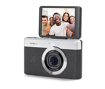 【中古】KODAK Pixpro C1 ? 超コンパクトデジタルカメラ| 13MP BSI CMOS、4倍望遠レンズ、2.8inLCD映写幕、LED閃光電球、内蔵乾電池 ? ブラジャー