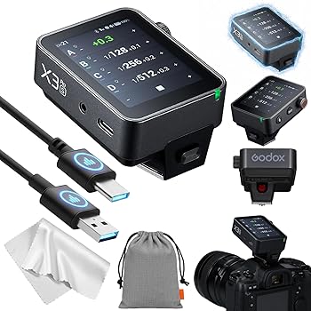 【中古】Godox X3PRO S X3Pro S Sony相応う 2.4inLCDタッチスクリーン TTLワイヤレスフラシュトリガー 透過率機 トランスミッター コマンダー Bluetooth