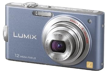 【中古】パナソニック デジタル写真機 LUMIX (ルミックス) FX60 ラベンダー青碧 DMC-FX60-A