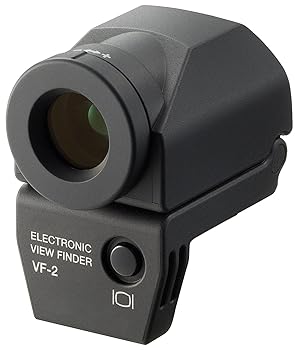 【中古】OLYMPUS 陰電子ビューファインダー 鏡鑑受け答え一眼用 黒いこと VF-2