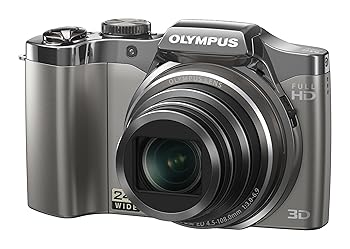 【中古】OLYMPUS デジタル写真機 SZ-30マルチ書きとどめる しろがね色 1600万絵素 光学24倍望遠レンズ 広角25粍 3.0型液晶 3D映し絵役立つこと フルハイビジョンム