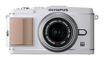 【中古】OLYMPUS ミラーレス一眼 PEN E-P3 レンズキット ホワイト E-P3 LKIT WHT|Umibose店