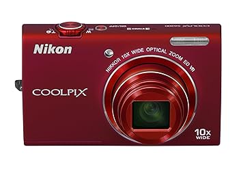 【中古】Nikon デジタル写真機 COOLPIX (クールピクス) S6200 ブリリアントレッド S6200RD