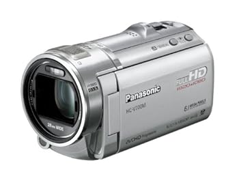 【中古】パナソニック デジタルハイビジョンビデオカメラ 内蔵記憶装置64GB しろがね色 HC-V700M-S
