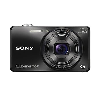 【中古】SONY デジタル写真機 Cyber-shot WX200 1890万絵素 光学10倍 黒いこと DSC-WX200-B