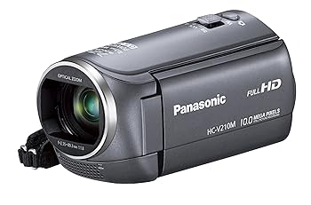 【中古】パナソニック デジタルハイビジョンビデオカメラ V210 内蔵記憶装置8GB 薄墨色 HC-V210M-H