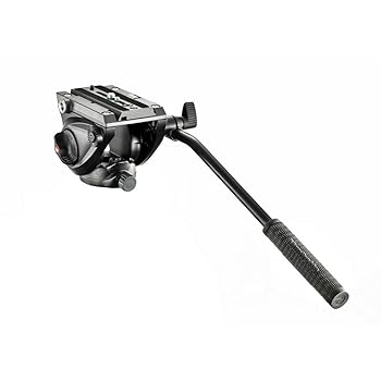 【中古】Manfrotto プロフルード 映像媒体雲台 60粍 滑っこい軍事基地 MVH500AH