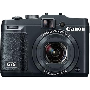 【中古】Canon PowerShot G16 12.1 MP CMOSデジタル写真機 光学5倍望遠レンズと1080p盛りだくさん固定ディスク映像媒体Wi-Fi相応う