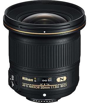 【中古】Nikon 単興味の中心水晶体 AF-S NIKKOR 20粍 f/1.8G ED AFS20 1.8G