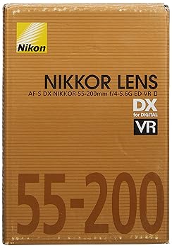 【中古】Nikon 望遠望遠レンズ AF-S DX NIKKOR 55-200粍 f/4-5.6G ED VR II ニコンDX初期化用 AFSDXVR55-200G2