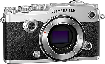 【中古】OLYMPUS 銀鏡受け答え一眼 PEN-F Body SLV