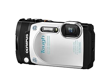 【中古】OLYMPUS コンパクトデジタルカメラ STYLUS TG-870 Tough 白いこと 雨合羽動作15m 180°モビール式液晶 TG-870 WHT