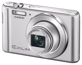 【中古】CASIO デジタル写真機 EXILIM EX-ZS210SR 手ブレに揺るぎ無い光学12倍望遠レンズ 割り増し金オート 1610万絵素 しろがね色