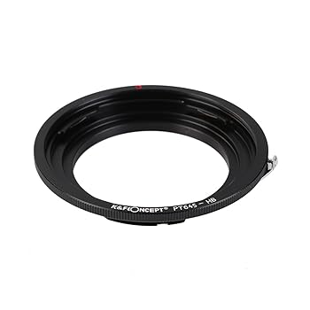 【中古】K\u0026F Concept レンズマウントアダプター KF-P645HB (ハッセルブラッドVマウント水晶体 → ペンタックス645マウント取り替えっこ)