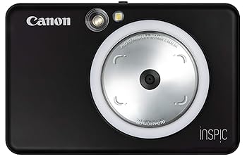【中古】Canon インスタントカメラ スマホプリンター iNSPiC ZV-123-MBK マットブラック｜Umibose店
