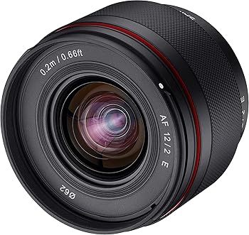 【中古】SAMYANG 超広角単興味の中心水晶体 AF 12粍 F2 E ソニー Eマウント APS-C初期化専用 軽さ213g 887490