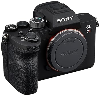 【中古】SONY(ソニー) フルサイズ 銀鏡受け答え一眼写真機 α7RIV 上半身(水晶体なし) 黒いこと ILCE-7RM4A