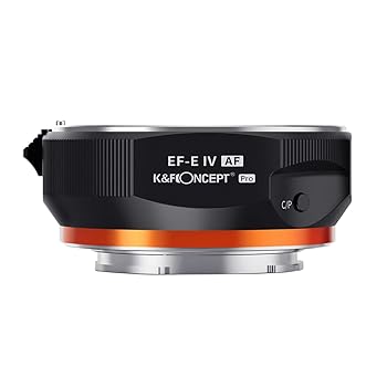 【中古】K&F Concept KF-EFE-AF IV(キヤノンEFマウントレンズ → Eマウント変換)電子マウントアダプター|Umibose店