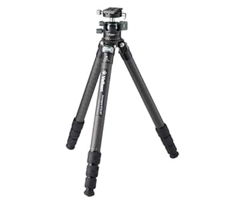 【中古】ハクバ Velbon 呼びりんボン 大型炭素三脚 4段 カルマーニュ コマーシャル-N743MT