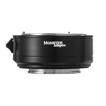 【中古】MonsterAdapter 陰電子マウントアダプタ 天使の都市-FE2（ニコンFマウント水晶体 → Eマウント取り替えっこ）ソニーE取り替えっこ品 AE/AF 能力のある