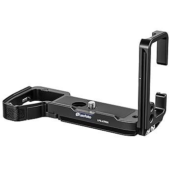【中古】Leofoto L型鉤括弧LPS-A7R5N 手持ち部分つき写真機一皿 Sony α7RV・A7M5専用相応う アルカスイス取り替えっこ 軽銀製 レオ映し絵 39335