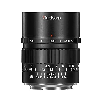 【中古】7artisans MF 75mm F1.4 Lマウント レンズ フルサイズ 単焦点レンズ (国内正規品・メーカー2年保証付) マニュアルフォーカス 中望遠レンズ 大口｜Umibose店