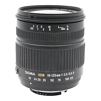 【中古】シグマ 18-125粍 F3.5-5.6 DC デジタル専用 ニコン用