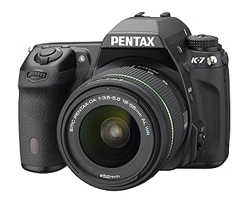 【中古】PENTAX デジタル一眼二眼レフ写真機 K-7 水晶体一揃いの道具 K-7LK
