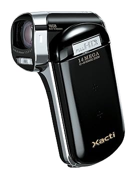 【中古】SANYO デジタルムービーカメラ Xacti CG110 黒いこと DMX-CG110(K)