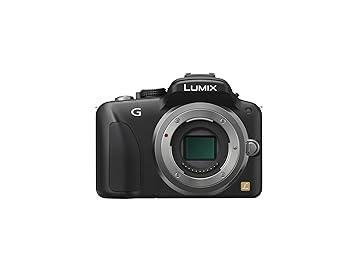 【中古】パナソニック 銀鏡受け答え一眼写真機 LUMIX G3 上半身 肝ったま黒いこと DMC-G3-K
