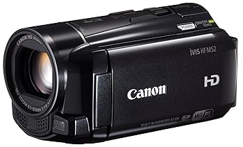 【中古】Canon デジタルビデオカメラ iVIS HF M52 ブラック 光学10倍ズーム フルフラットタッチパネル IVISHFM52BK|Umibose店