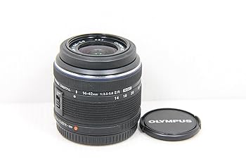 【中古】OLYMPUS マイクロ一眼 PEN 水晶体 M.ZUIKO DIGITAL 14-42粍 F3.5-5.6IIR (黒（BLK）)