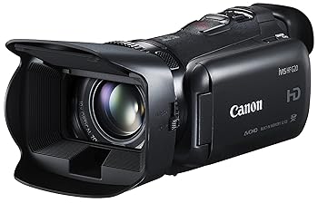 【中古】Canon デジタルテレビカメラ iVIS HF G20 光学10倍望遠レンズ 内蔵32GB記憶装置 黒いこと IVISHFG20