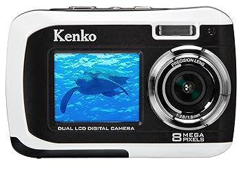 【中古】Kenko デジタルカメラ DSC880DW 800万画素 ズーム光学1倍 ホワイト DSC880DW｜Umibose店