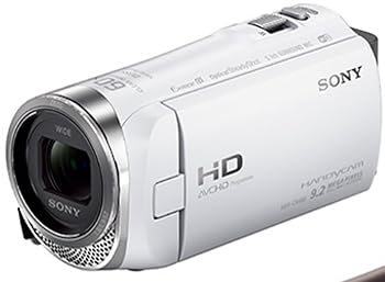 【中古】SONY 固定ディスクテレビカメラ Handycam HDR-CX480 白いこと 光学30倍 HDR-CX480-W